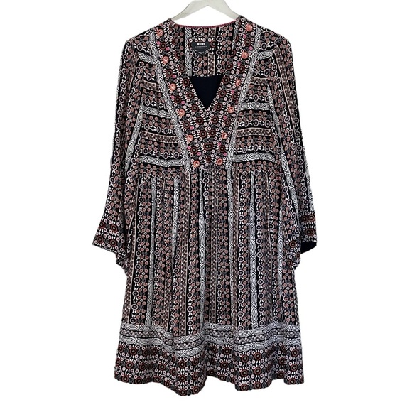 Anthropologie Maeve Naomi Dress Embroidered Sequin Tunic Size M - Picture 2 of 15